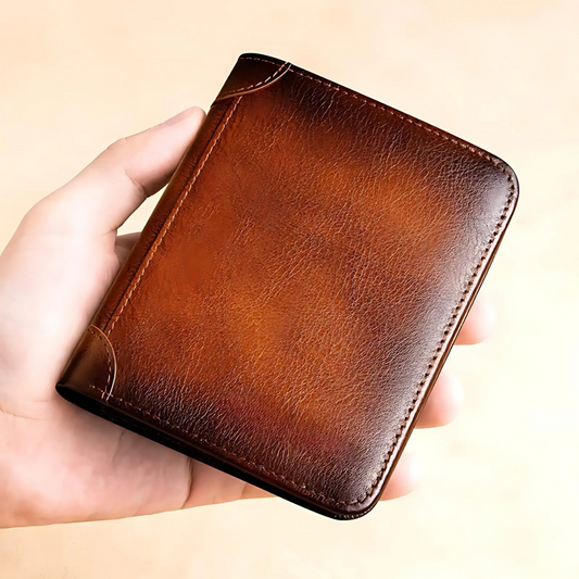 Vízálló valódi bőr pénztárca multifunkcionális RFID blokkolóval
